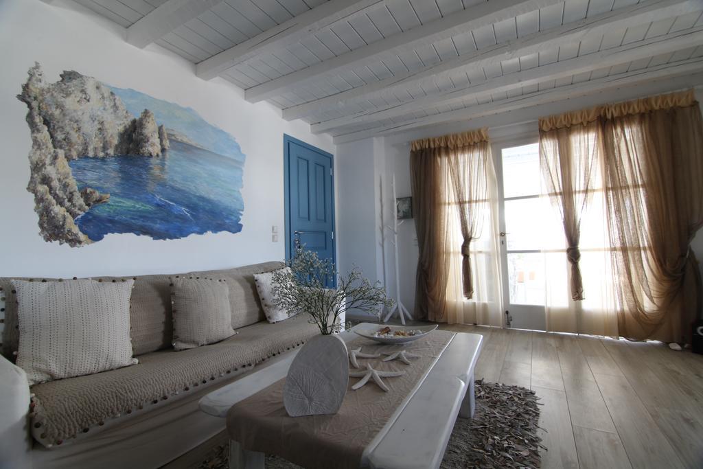 La Vie In Blue Villa Ornos  Bagian luar foto