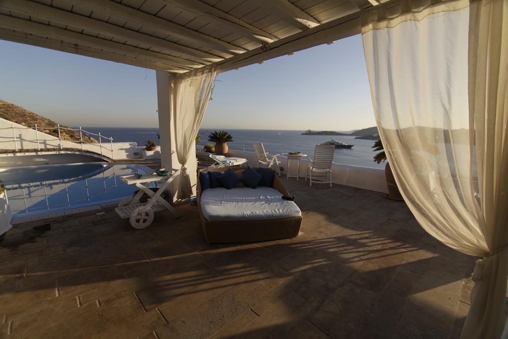 La Vie In Blue Villa Ornos  Ruang foto